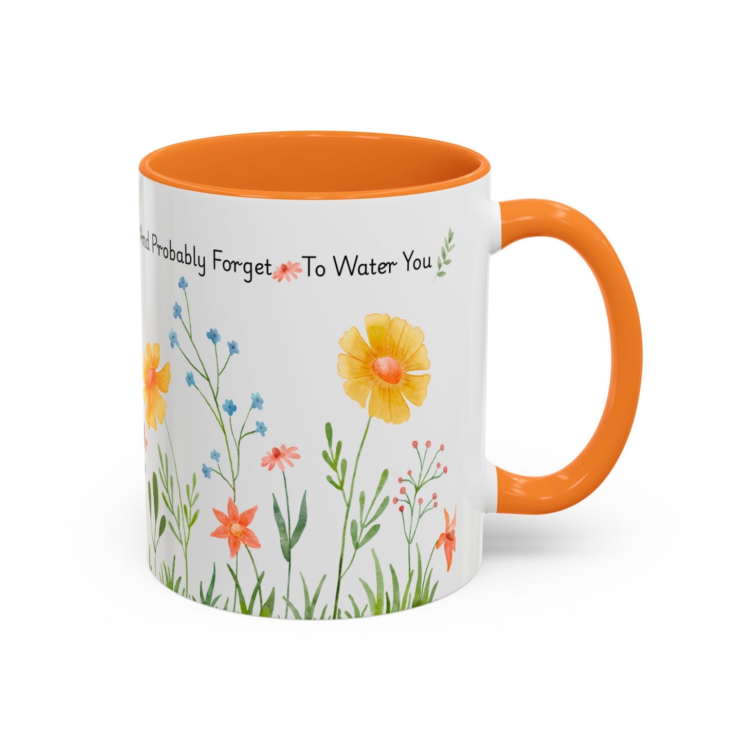 Funny Mother’s Day Mug , If Moms Were Flowers, I’d Pick You (and Forget to Water You) Floral Garden Ceramic Mug, 11 oz, Multiple Accent Colors Perfect Gift for Moms, Garden Lovers, sisters, Grandma