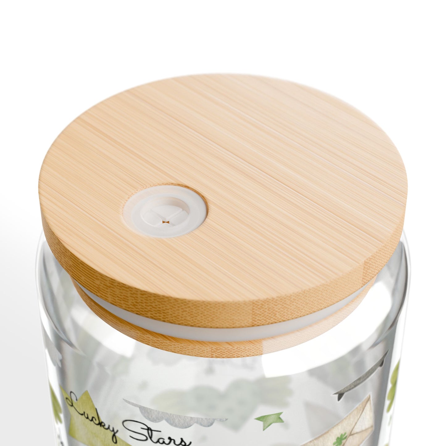 St. Patrick's Day Lucky Sipper Glass Your Lucky Day, Watercolor Hearts, stars shamrocks