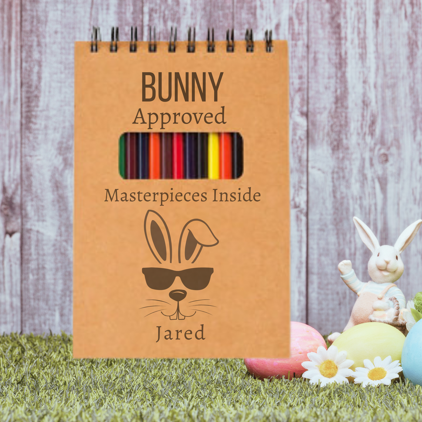 Easter Sketch Pad for Little Peeps, Personalized Sketch Pad, Easter Gift for kids, Easter Sketchpad Collection