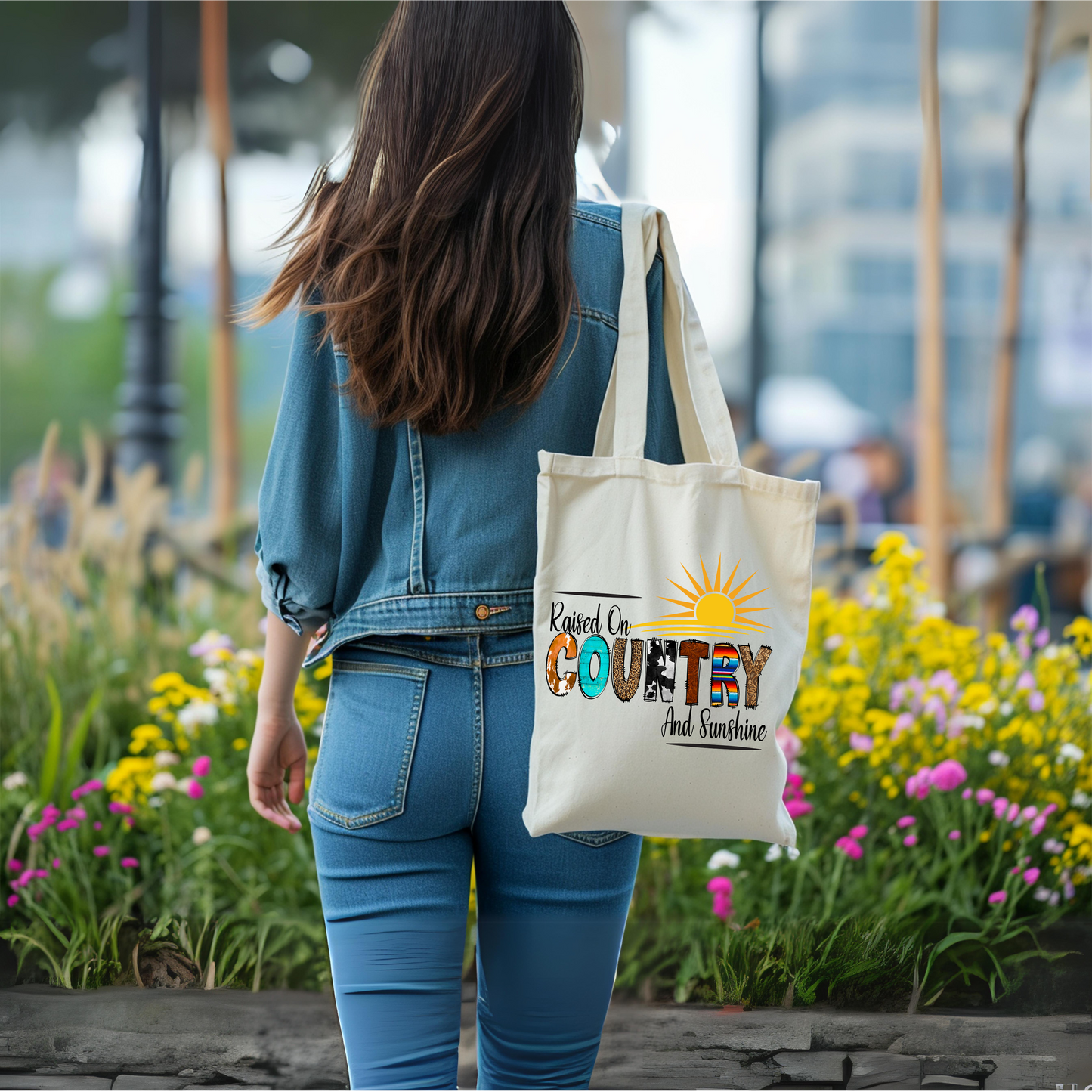 Country Sunshine Tote, Country Girl, Rural Country Living, Mom, Grandma, Friend, Sister, Birthday