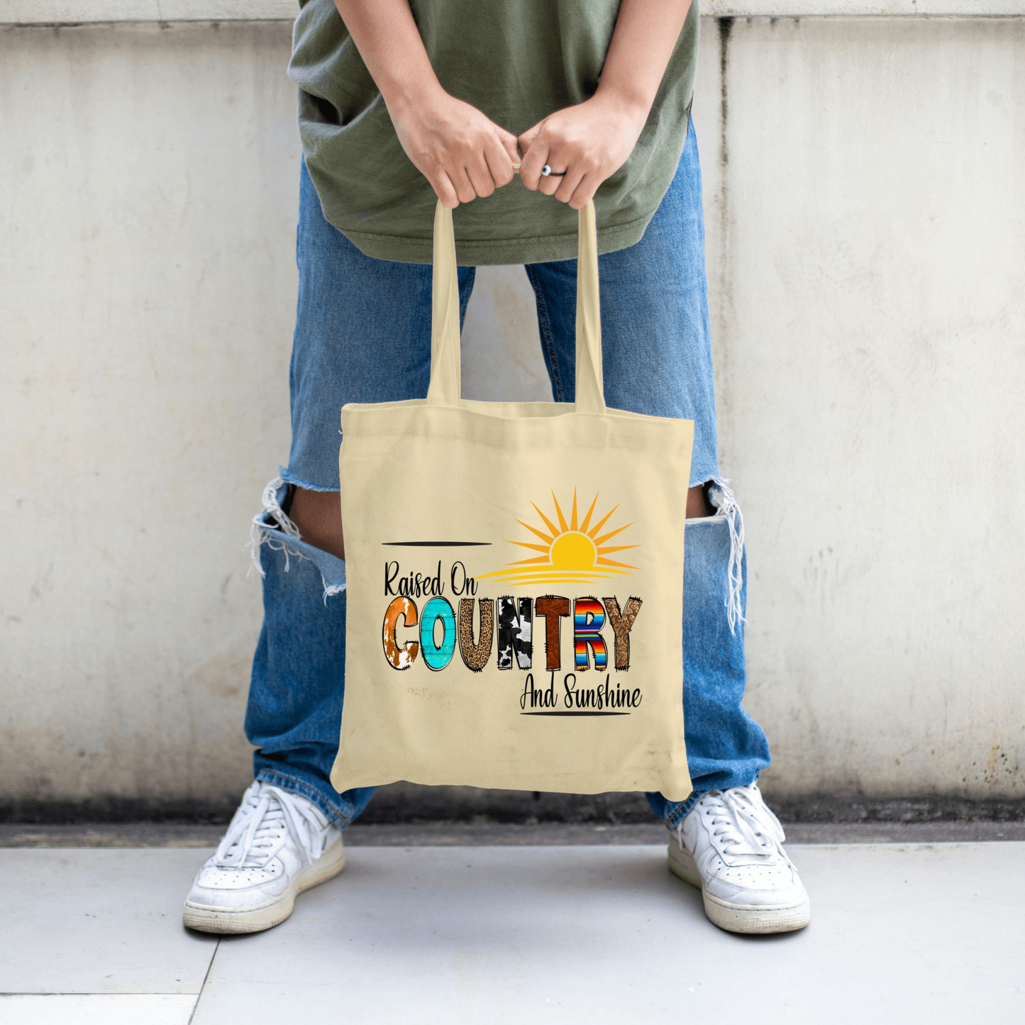 Country Sunshine Tote, Country Girl, Rural Country Living, Mom, Grandma, Friend, Sister, Birthday