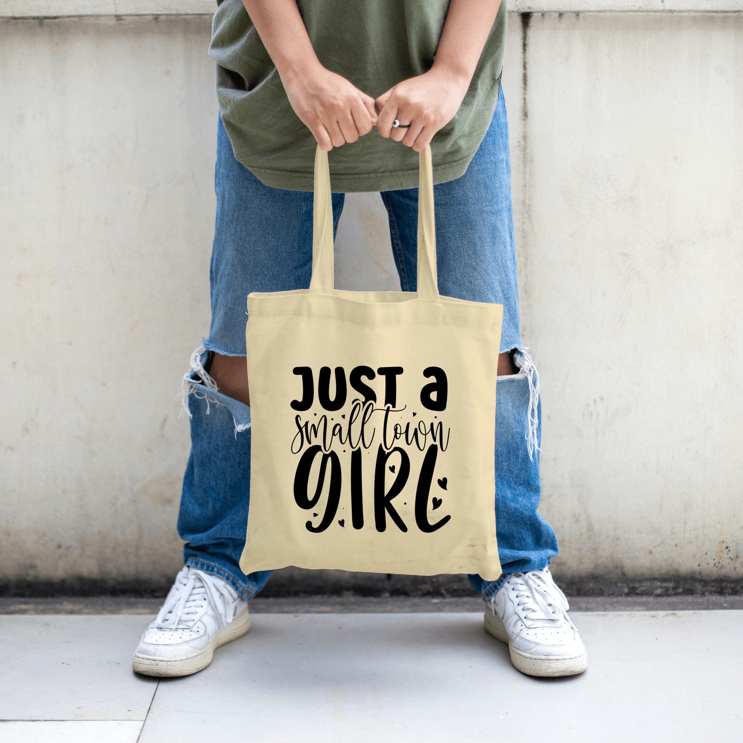 Tote Small Town Girl, Country Girl, Rural Living, Special Gift, Mom, Sister, Friend, Birthday