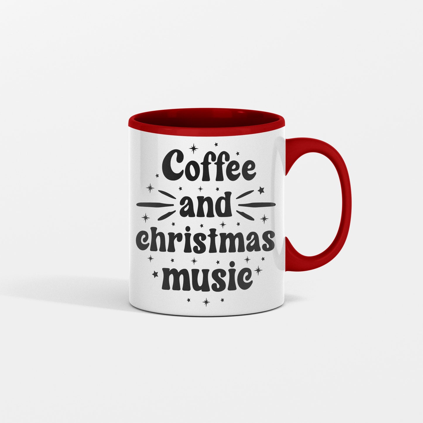 Christmas Mug, Coffee and Christmas Music Mug