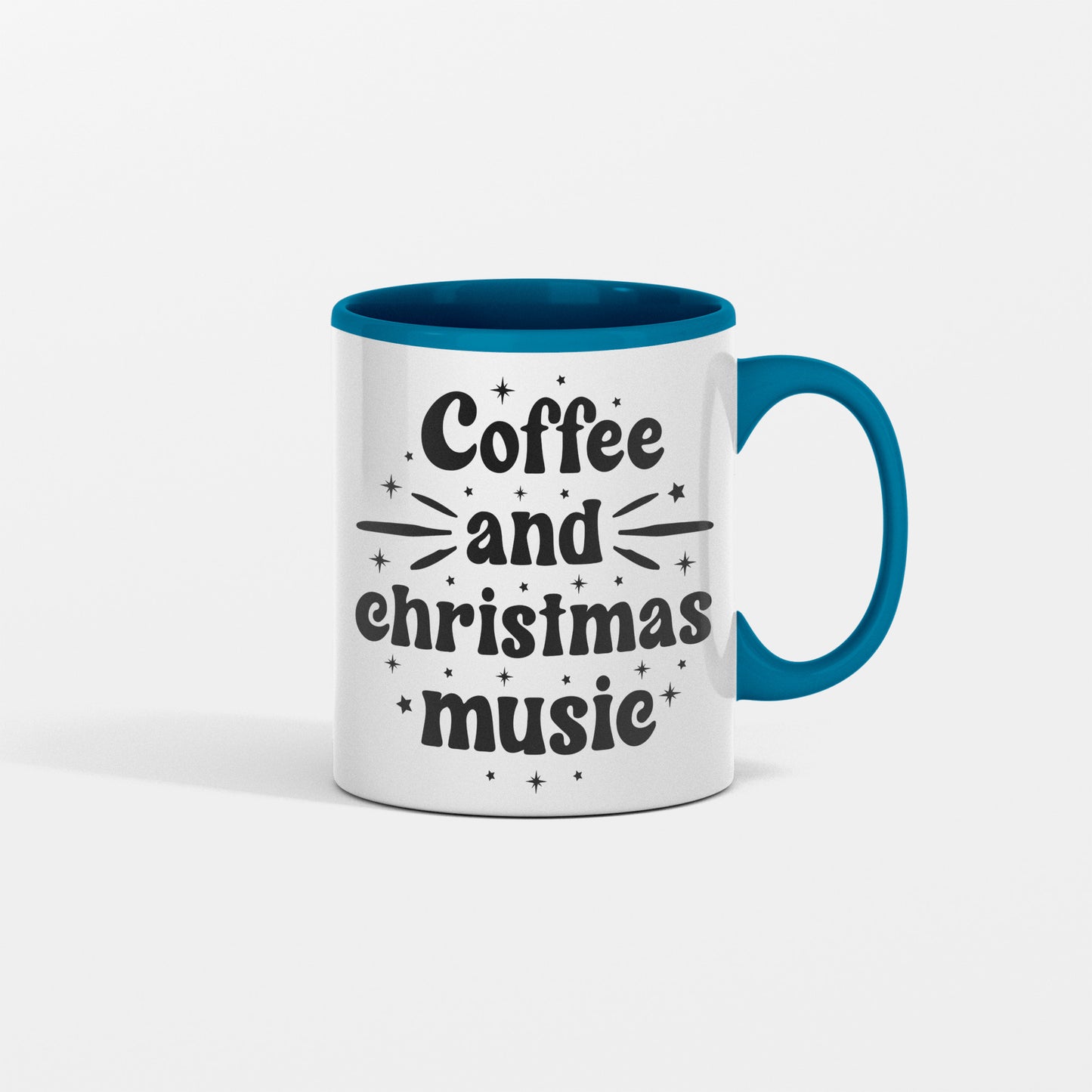 Christmas Mug, Coffee and Christmas Music Mug