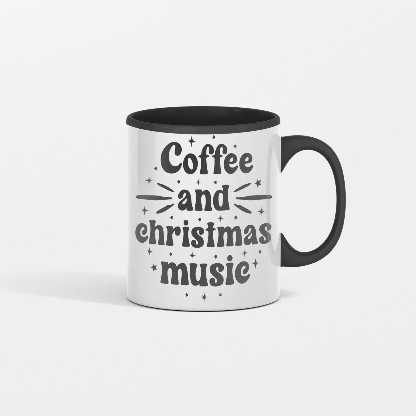 Christmas Mug, Coffee and Christmas Music Mug