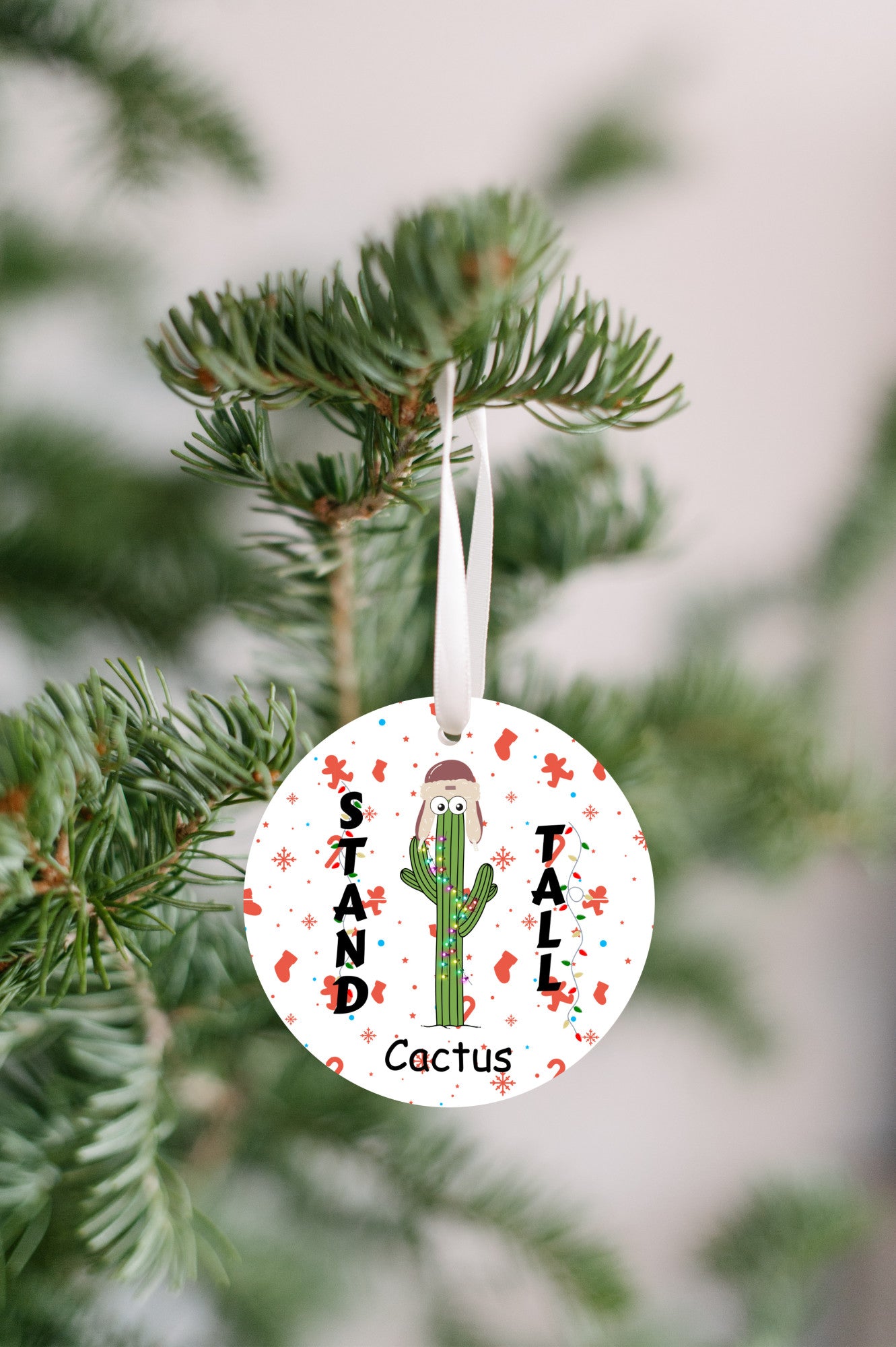 Personalized Christmas Ornament, Christmas Letter favorite person, Gift for kids, Grandkids, Mom & Dad, Holiday Keepsake