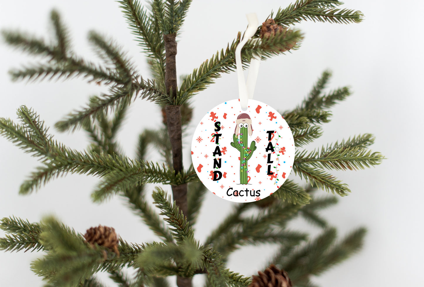 Personalized Christmas Ornament, Christmas Letter favorite person, Gift for kids, Grandkids, Mom & Dad, Holiday Keepsake