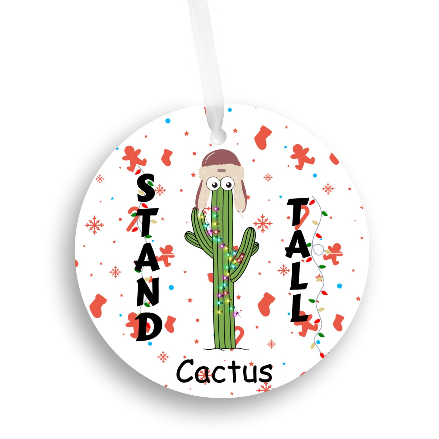 Personalized Christmas Ornament, Christmas Letter favorite person, Gift for kids, Grandkids, Mom & Dad, Holiday Keepsake