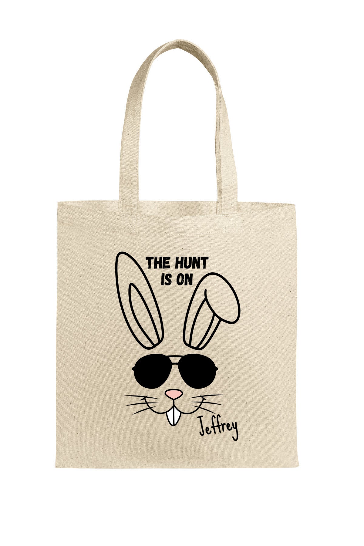 Personalized Easter Tote, Egg Hunting, Bunny ready, a great Easter Gift, Kids, Friends