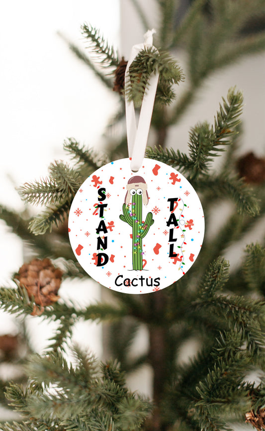 Personalized Christmas Ornament, Christmas Letter favorite person, Gift for kids, Grandkids, Mom & Dad, Holiday Keepsake